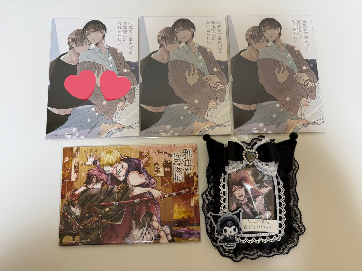 s98331526's tweet photo. 【 交換 / 譲渡 】 アニメイト コミッパ スクウェア・エニックス 特典 ステッカーシート キャンバス風ボード 黄泉のツガイ着せ替え人形は恋をする 30歳まで童貞だと魔法使いになれるらしい 雅血の陰陽師 

譲)画像①、②

求) ① 100円/枚 ＋ 送料
      ② 700円/枚 ＋ 送料
       💕600円＋送料
⬇️ https://t.co/nwukbtZLq1