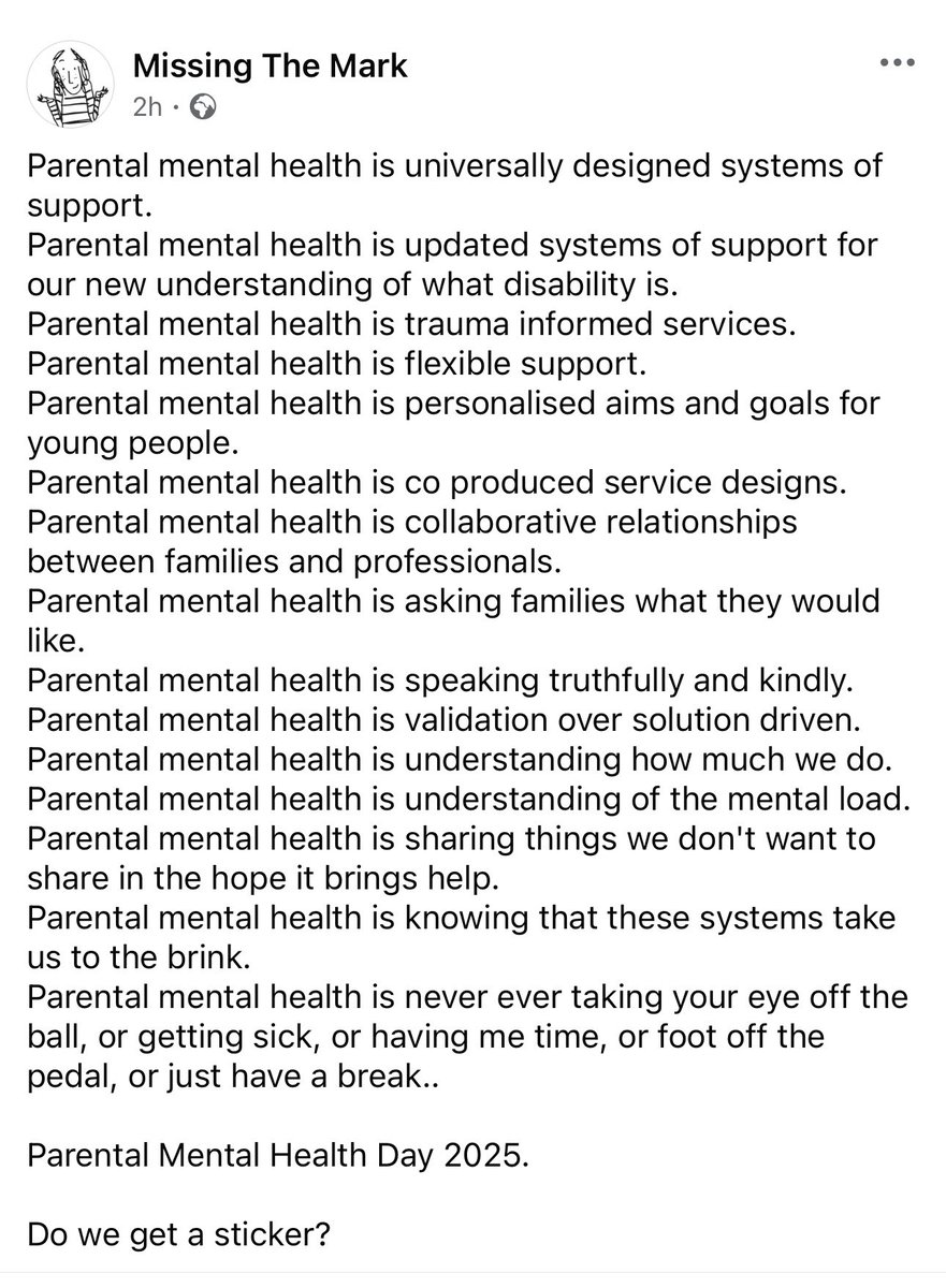 Parental Mental Health Day 2025