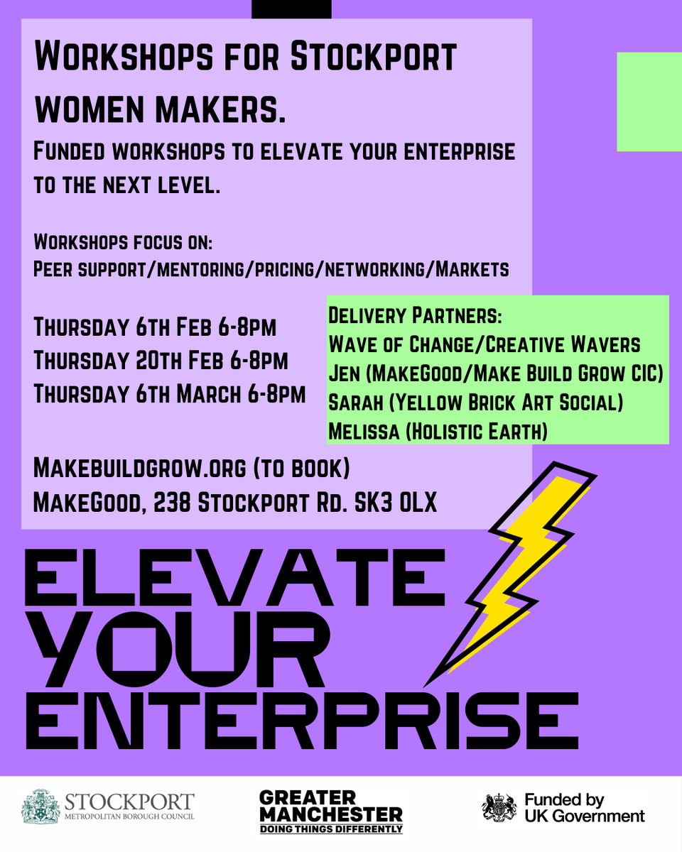Sector3SK's tweet photo. Fully funded workshops for women makers and creatives to develop the business side of their work ⬇️ https://t.co/eB7veKySvO