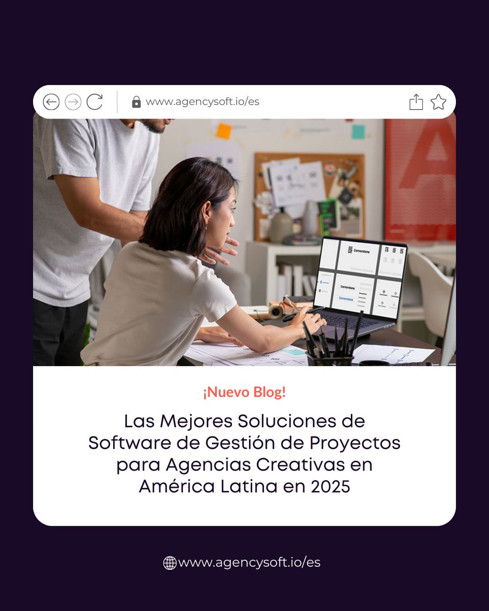 Las #agenciascreativas en #LATAM enfrentan grandes retos: múltiples proyectos, plazos ajustados y equipos diversos.

Descubre las mejores soluciones de software de #gestióndeproyectos para transformar tu agencia en 2025.

s.mtrbio.com/fyqjohopxr