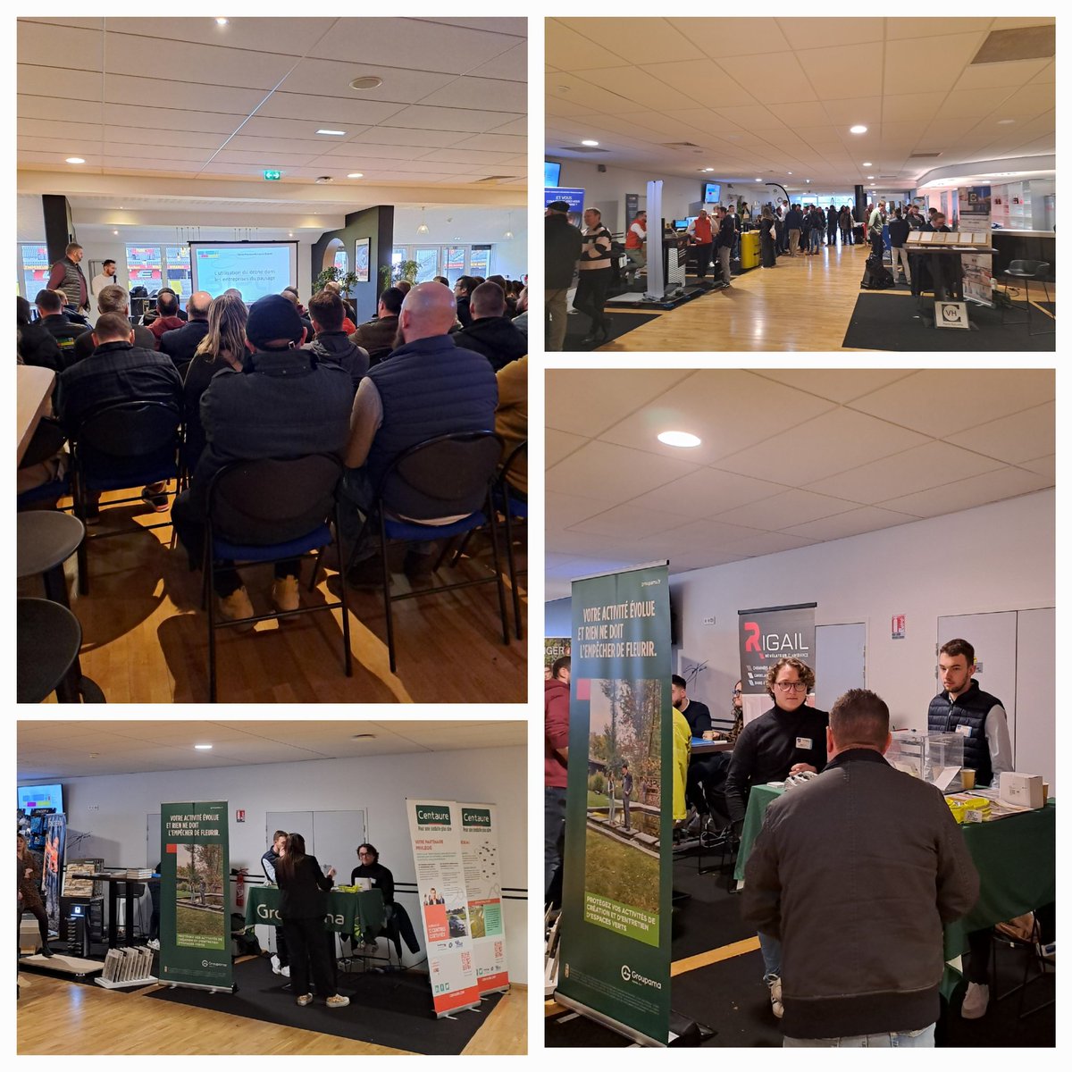 En direct du salon <a href="/LesEntDuPaysage/">Les Entreprises du Paysage</a> au stade Bollaert de Lens. <a href="/GroupamaNordEst/">Groupama Nord-Est</a> au plus près des paysagistes pour les accompagner dans leur activité.
<a href="/LaVieGroupama/">La Vie Mutualiste Groupama</a> <a href="/vincent_lizet/">Vincent Lizet GNE</a> <a href="/dutoit_patricia/">Patricia Dutoit</a>