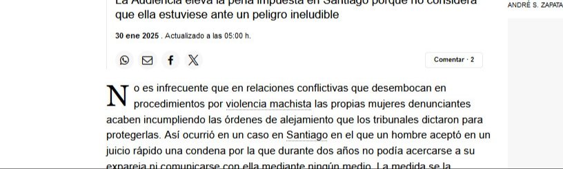 Hoxe aprendemos, grazas a La Voz de Galicia, que as mulleres incumprimos ordes que os xuíces lles dan aos homes.