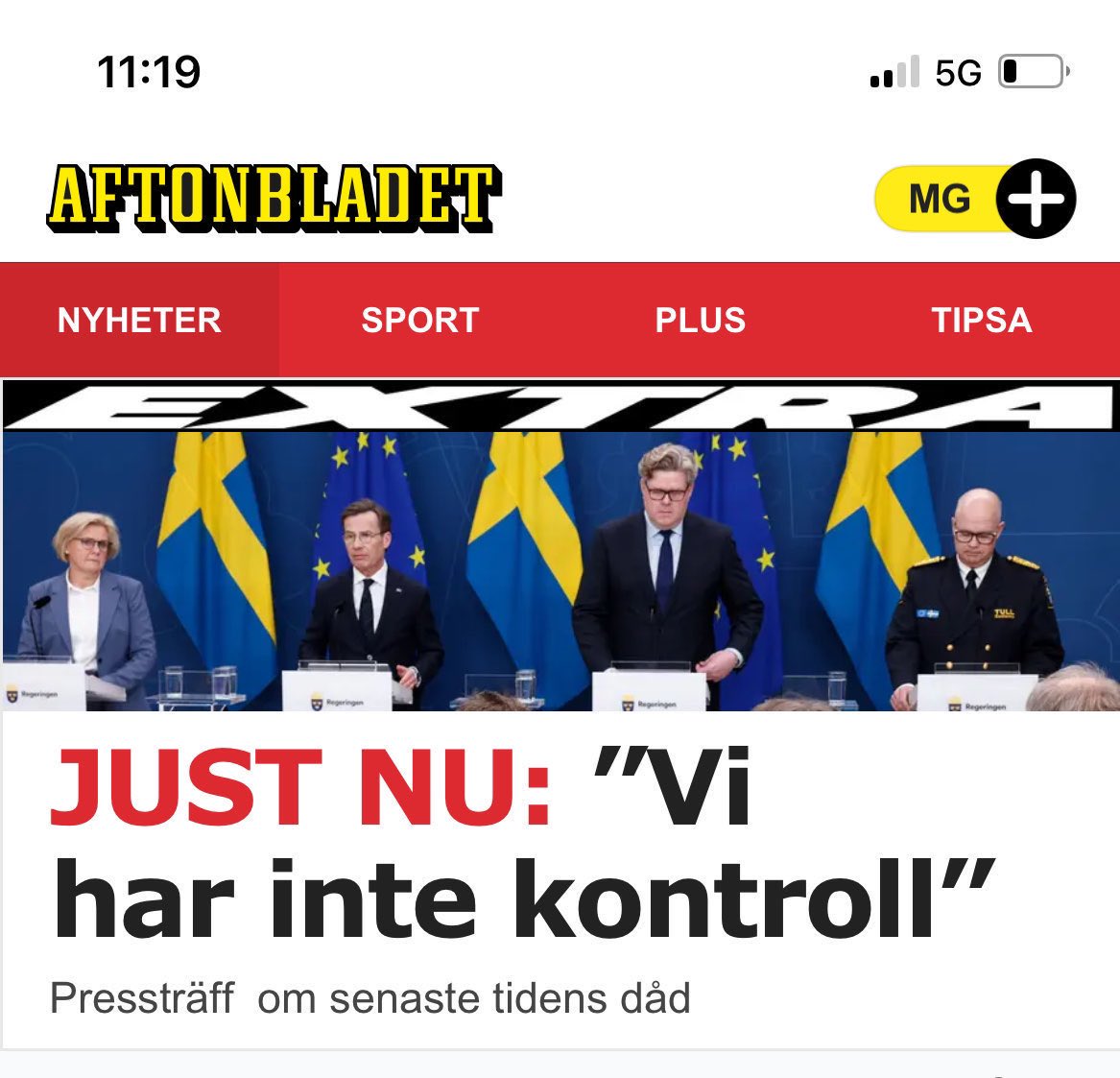 De såg det inte komma
