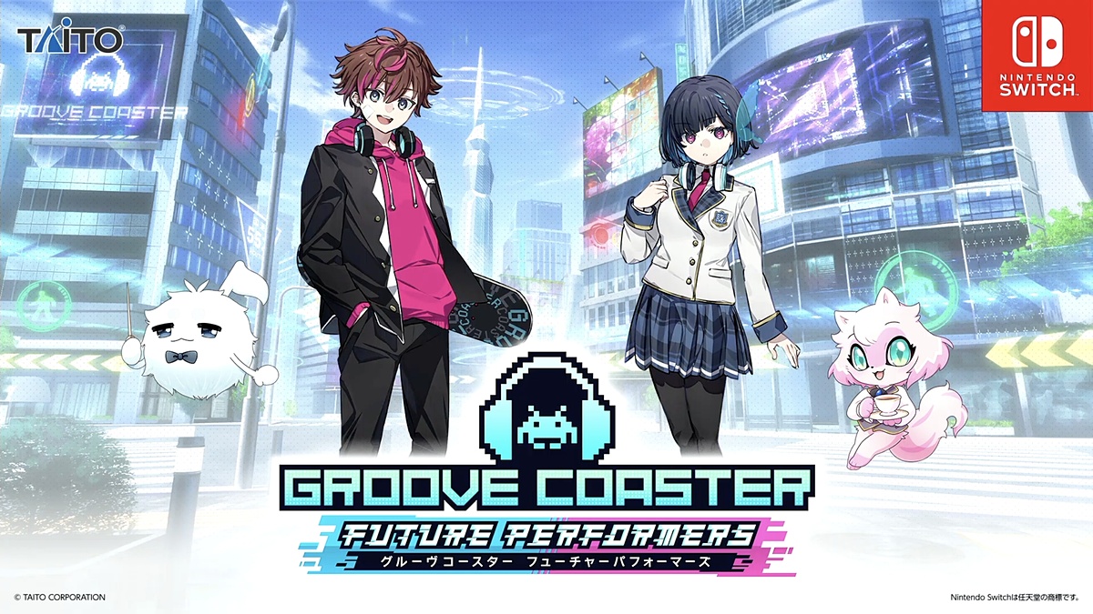 game_watch's tweet photo. 「グルーヴコースター フューチャーパフォーマーズ」2025年発売決定！ 収録楽曲も一部公開　 https://t.co/W6BzYWXvcx #グルーヴコースター https://t.co/ABIiAkbcXz