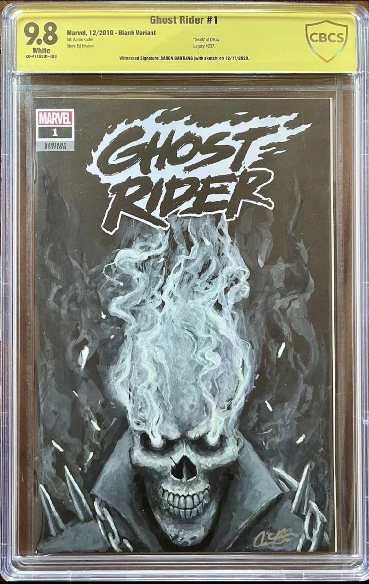 Featured Slab of the Day uploaded by Jdot2, a MySlabbedComics member since 2020!

Ghost Rider Sketch Cover <a href="/CBCScomics/">CBCS Comics</a> 9.8 by Aaron Bartling

What's in your collection?  Display it for free at MySlabbedComics!

FSOTD- bit.ly/4hscMm6