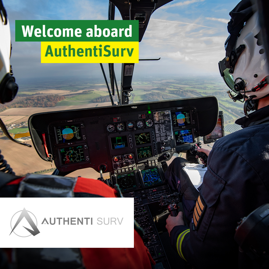 We are so pleased to announce a new partnership with AuthentiSurv. It's amazing support like theirs that will help keep us flying and saving lives across Hampshire and the Isle of Wight. Thank you for your support and welcome aboard!
