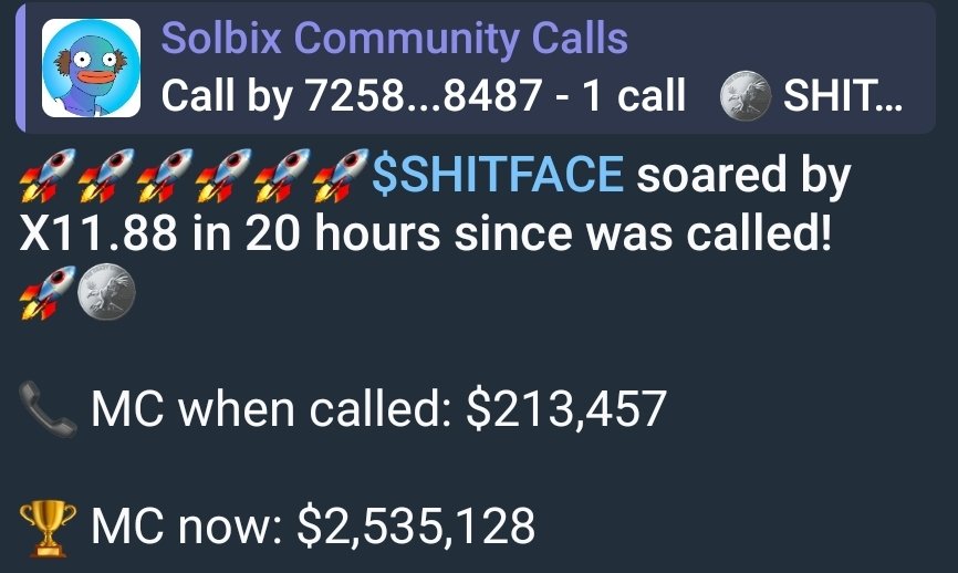 MRCRYPTOLFG's tweet image. #SHITFACE soared by X11.88

t.me/csolbix