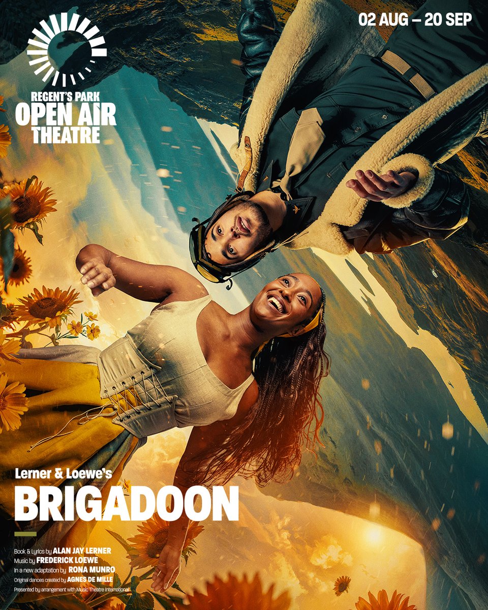 Open Air Theatre (@openairtheatre) on Twitter photo In Focus: #Brigadoon 🏴
Being performed for the first time in London in 35 years, this new adaptation, by leading Scottish playwright Rona Munro, marks <a href="/DrewMcOnie/">Drew McOnie</a>'s first production as Artistic Director.
Learn more: shorturl.at/LyhDN In Focus: #Brigadoon 🏴
Being performed for the first time in London in 35 years, this new adaptation, by leading Scottish playwright Rona Munro, marks <a href="/DrewMcOnie/">Drew McOnie</a>'s first production as Artistic Director.
Learn more: shorturl.at/LyhDN