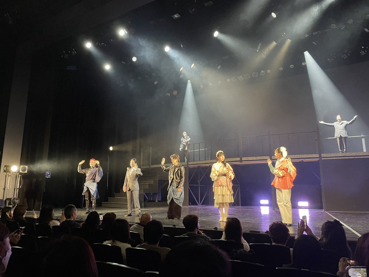 SandyMusicS's tweet photo. ダンスオペラ『転生八策』〜AI坂本龍馬が作る未来をボクは見て��たい〜1月25日26日大阪城公演内クールジャパン劇場TTホールで行われた舞台に浦田麻緒講師が出演しました。
#転生八策 #TTホール#舞台 https://t.co/G7vhmOTO54