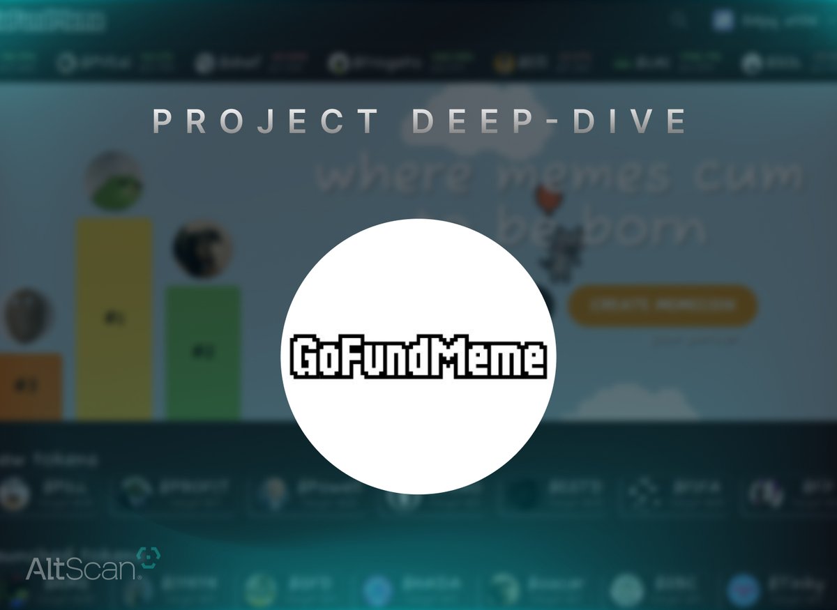 altscan_ai's tweet photo. Project Overview: GoFundMeme | $GFM

@GoFundMemes is a memecoin launchpad with a simple system, and not a bonding curve model like pumpfun. They released the platform in late October 2024. https://t.co/Qts2cnvlff