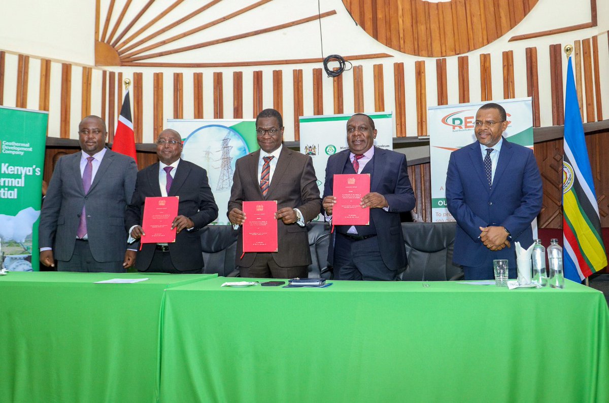 KenGenKenya's tweet image. This milestone reflects #TeamJenGa’s commitment to driving Kenya’s #GreenEnergyKE sector toward a future that is sustainable, reliable, and affordable. #GreenEnergyKE #PerformanceContract ^EM