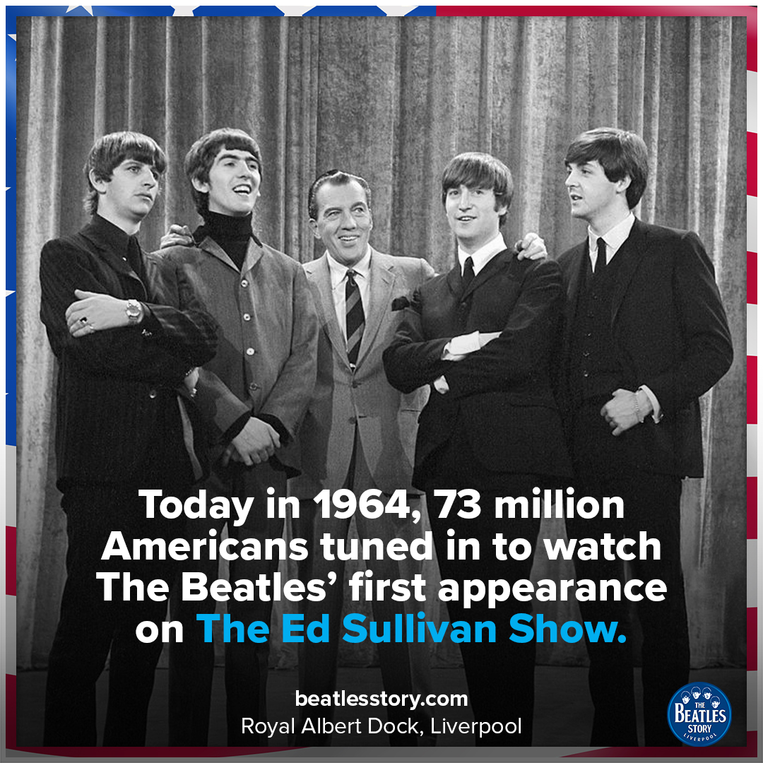 "Ladies and gentlemen, The Beatles!"

61 years ago today, history was made as millions gathered in front of their TV sets to witness the Fab Four's first performance on The Ed Sullivan Show 🇺🇸