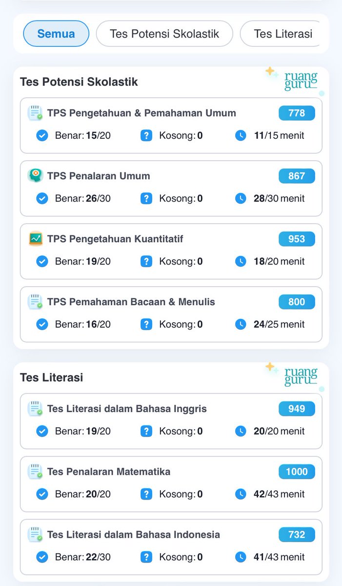 serendifaity's tweet photo. ALHAMDULILLAH TOP 1 SKOR PALING GA DIDUGA INI AFTER TO NYA AJ GUE LNGSUNG PESIMIS DN MENGECEK JAWABAN ke sepuh2 dn mnmukan bnyak perbedaan....... ya Allah manifesting skor utbk ku juga nanti segini💞🫰🏻⭐️
doain yh malem ini mau ngerjain mipy 7 https://t.co/i8xNOFRmnk