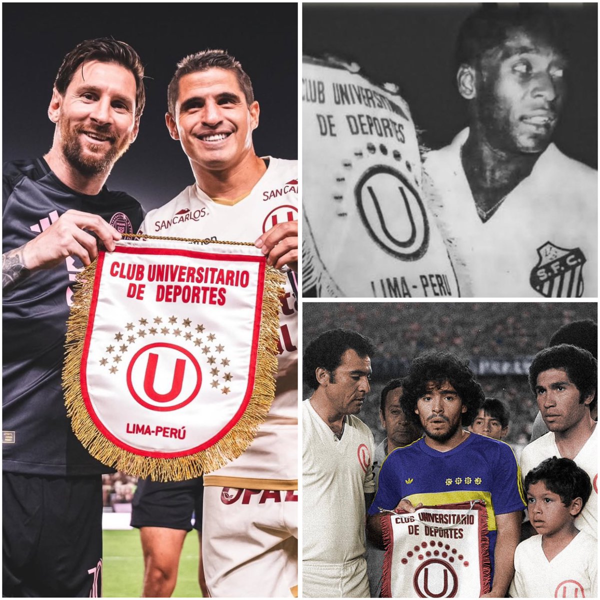 Club Universitario has a tradition of welcoming the best player of each generation to their ground 👑👑👑🇵🇪