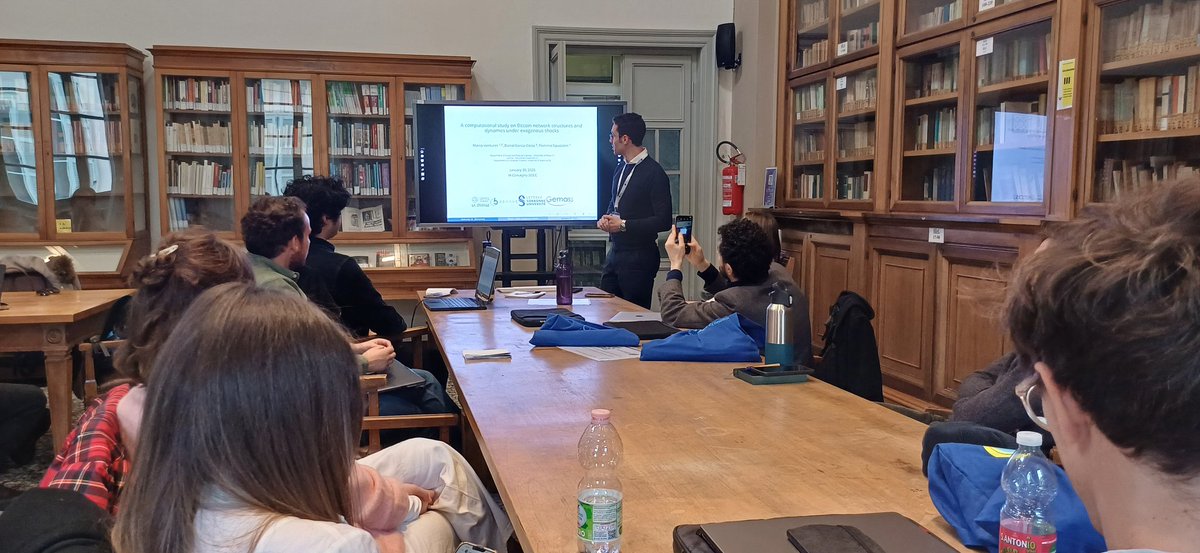 squazzoni's tweet photo. @MarcoV_98 from @BehaveLab_unimi @gemass_socio @LaStatale @Sorbonne_Univ_ presents a paper on #Bitcoin #CRYPTO #network at #Sisec25 in @unipv https://t.co/ItoSBSSSdx