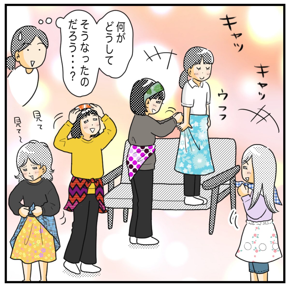 Motok68's tweet photo. うちに集まった小学生女子たちの謎の意思決定プロセス（2/2) https://t.co/kWnMgPCAwO