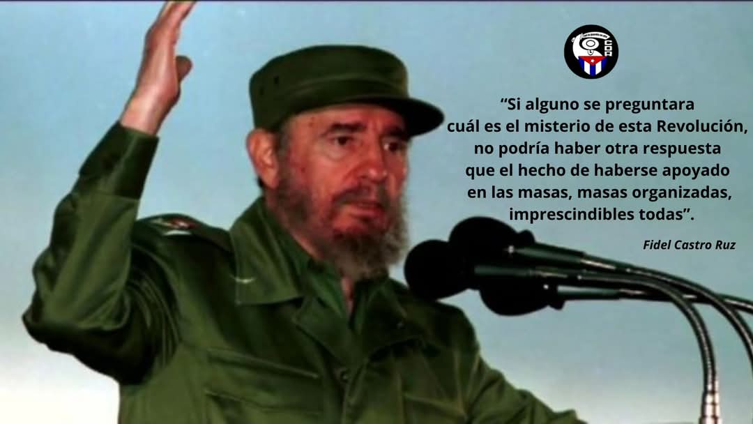 cdr_cuba's tweet photo. Buenos días vecino 🌞 

#FidelPorSiempre “Si alguno se preguntara  cuál es el misterio de esta Revolución,  no podría haber otra respuesta  que el hecho de haberse apoyado  en las masas, masas organizadas,  imprescindibles todas”. 

#CDRCuba #Cuba #65AñosCDR https://t.co/PkZKWA3x0F