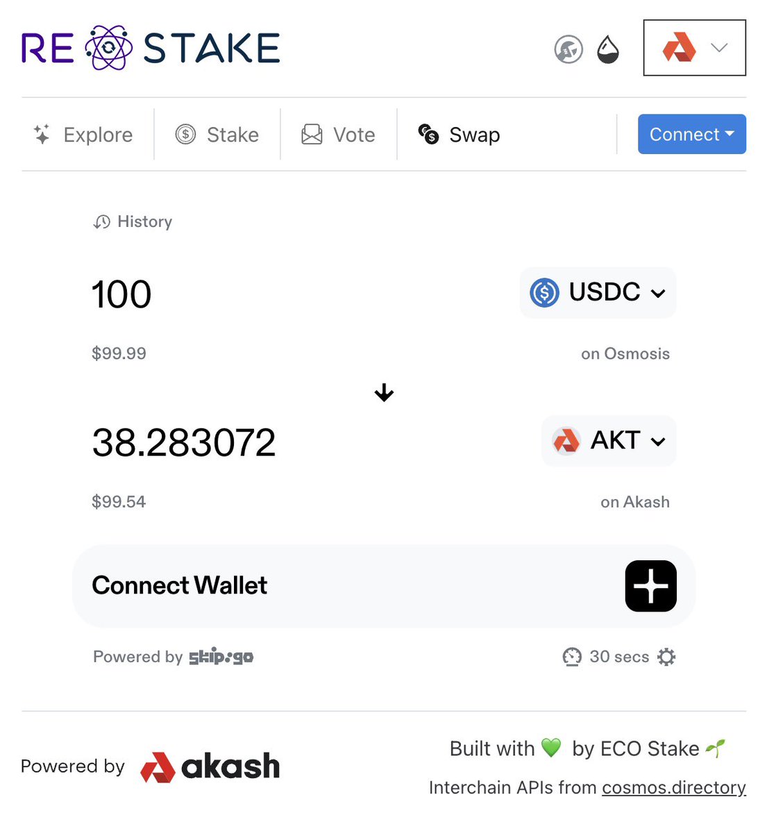 REStake.app tweet media