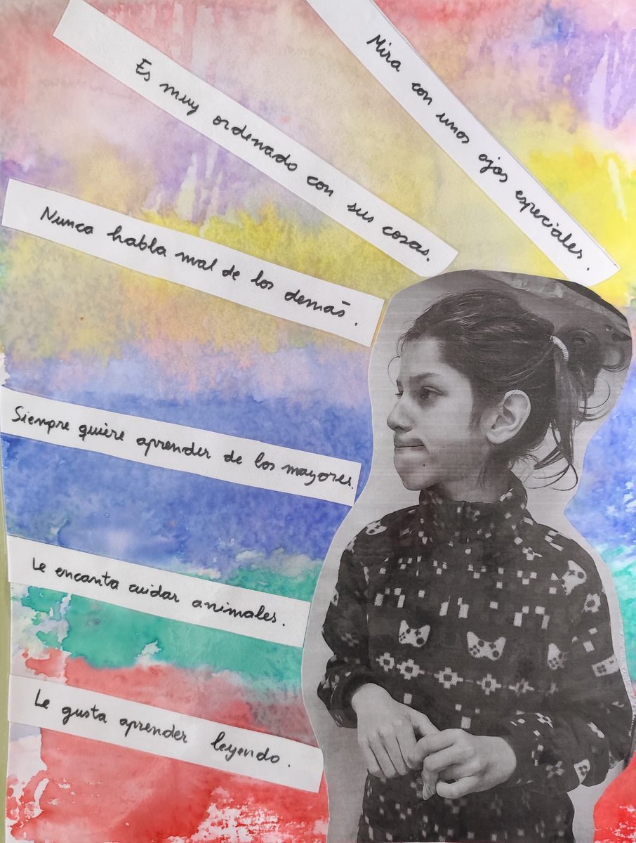 CEIPGLORIAFUERT's tweet photo. Con motivo del Día de la Paz, el alumnado del Aula Específica ha creado unos murales donde se destacan las cualidades positivas de cada compañero.

Para ello, han reflexionado sobre las cosas buenas que cada uno aporta a los demás. Ha sido una experiencia enriquecedora!!!! https://t.co/8CZ1C2BJxd