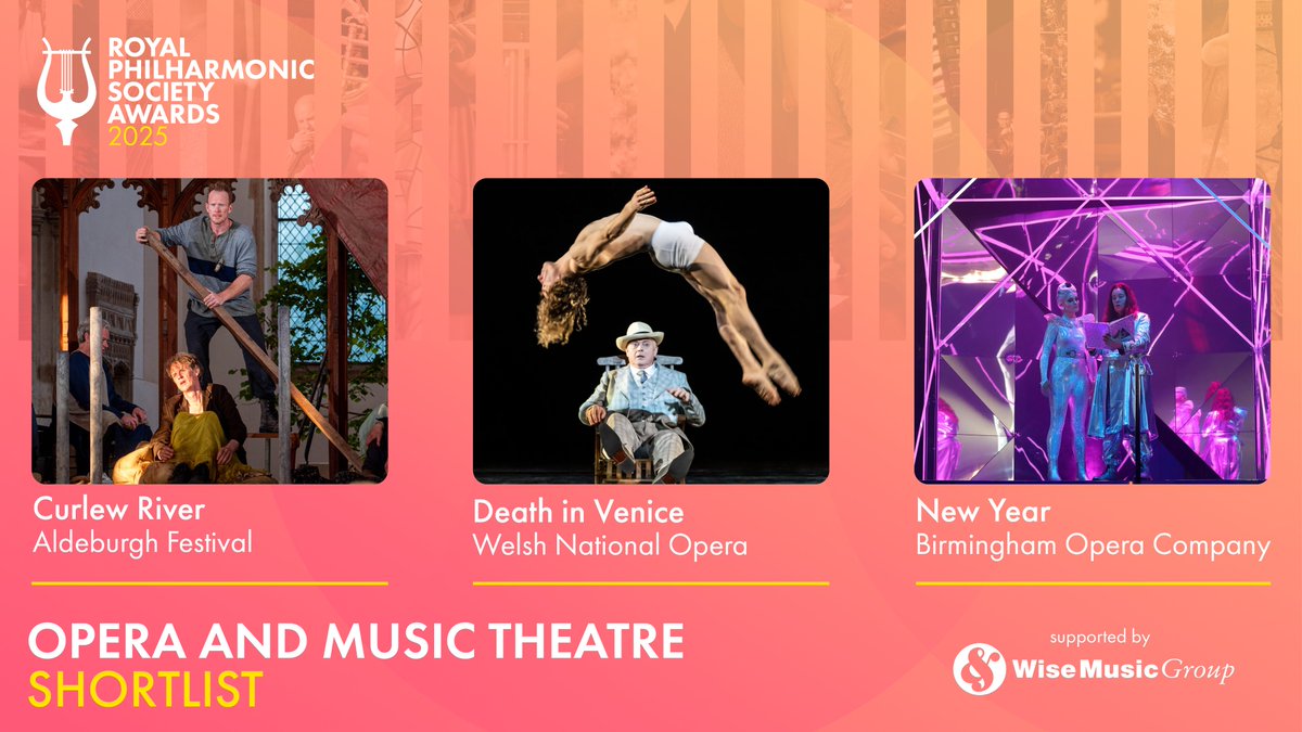 The RPS Opera and Music Theatre Award is presented for an outstanding production or initiative in opera and music theatre in the UK. #RPSAwards

The shortlisted productions are…