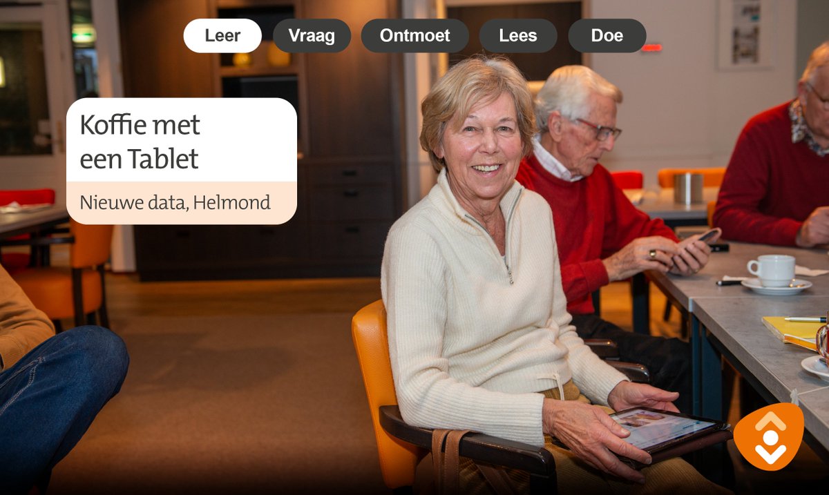Er zijn nieuwe data gepland voor Koffie met een Tablet in #Helmond. Speciaal voor de oudere inwoners die graag meer ervaring opdoen met de digitale mogelijkheden. In leuk gezelschap én met een lekker kopje koffie of thee! Alle bijeenkomsten zijn gratis.
bibliotheekhelmondpeel.nl/koffiemeteenta…