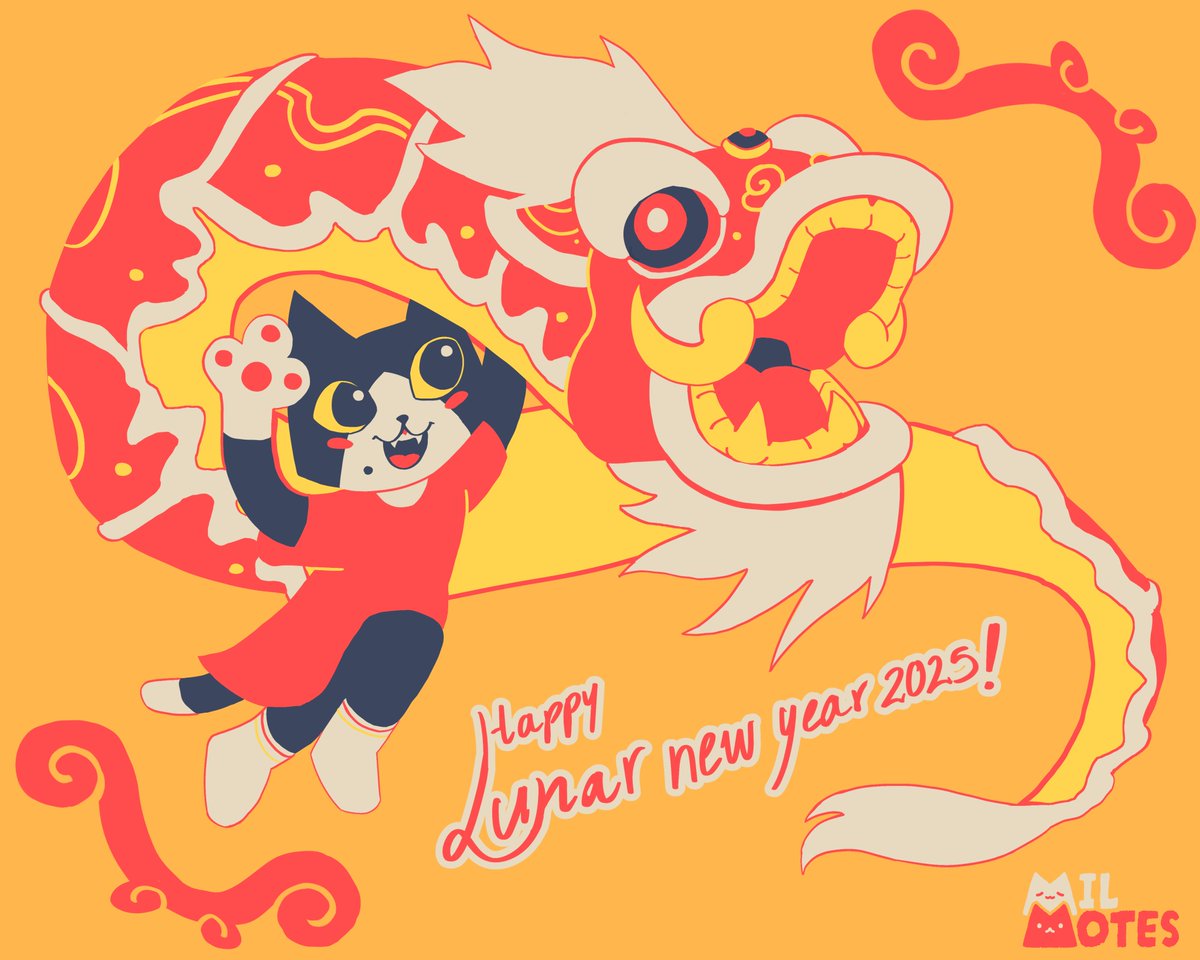 milmotes's tweet photo. Happy year of the Snake! 🐍 🌑
#LunarNewYear #darkbound https://t.co/78HqRwCM33