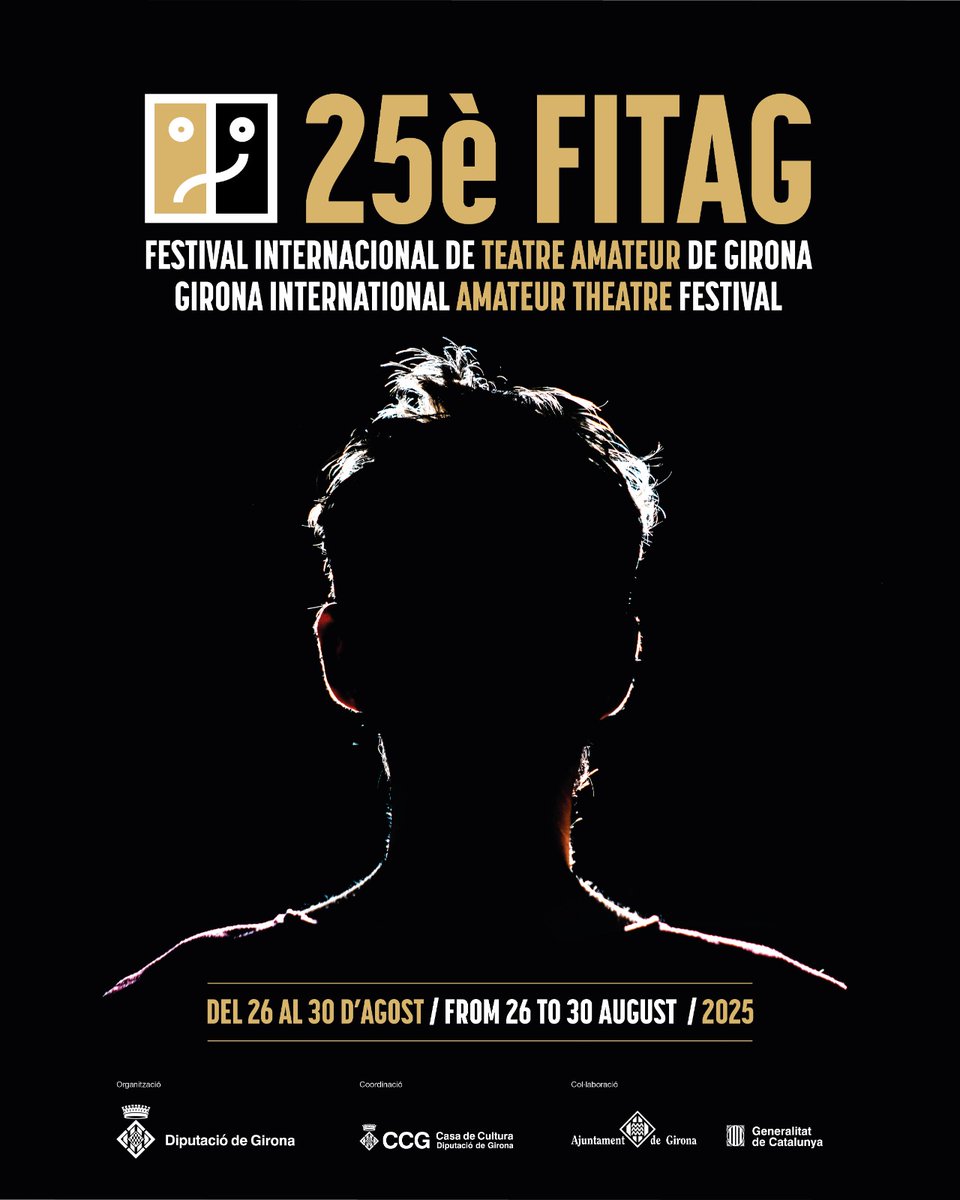 📢El FITAG 2025 obre el període d’inscripcions per a la 2️⃣5️⃣a edició.

🔺Companyies i actors amateurs de l’escena internacional podran presentar les seves propostes del 30/01 al 30/03

🔺El festival tindrà lloc del 26 al 30 d’agost a Girona

✍️fitag.cat