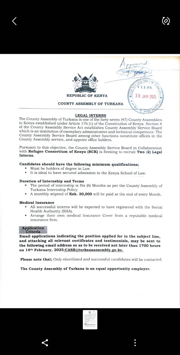 County Assembly of Turkana tweet media