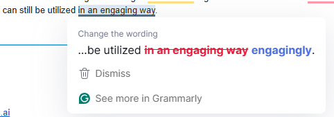 mpus_pl's tweet photo. I don't know Grammarly, that doesn't sound very engagingly.
:P https://t.co/CWNDsIffsi