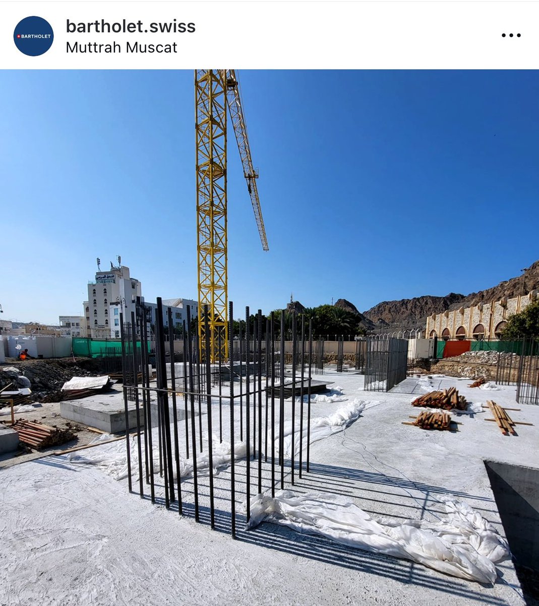 OmanEmbassyCHE's tweet photo. “Construction has begun on the new gondola project in Muttrah 🇴🇲! The project is being executed by Bartholet, the Swiss 🇨🇭 global leader in cable car systems 🚡. A new step to offer a unique tourism experience in the heart of Oman. #Oman #Innovation #Gondola”
@MuttrahT https://t.co/39GHXKOgaY