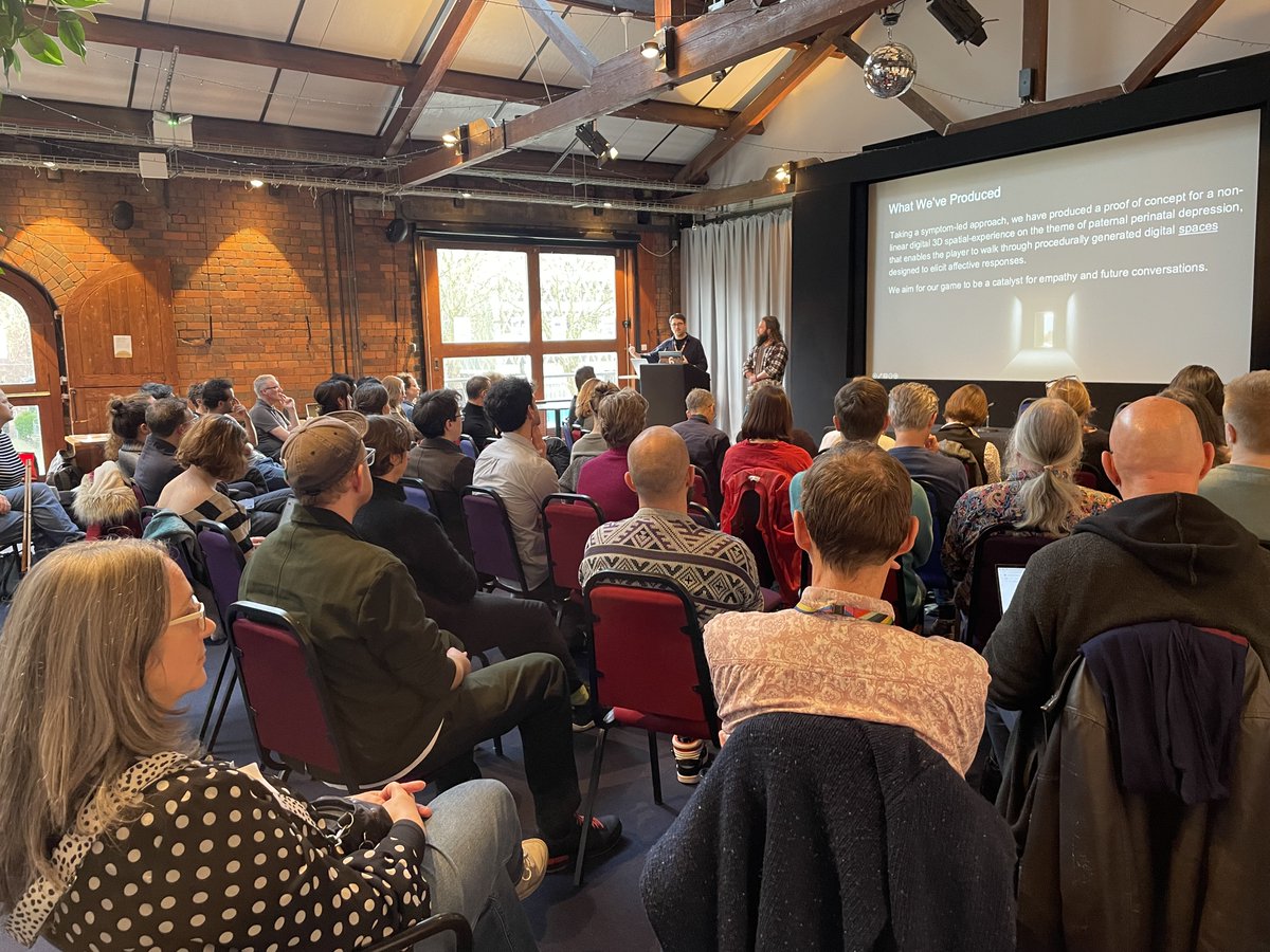 <a href="/ahrcpress/">Arts and Humanities Research Council</a> <a href="/EPSRC/">Engineering and Physical Sciences Research Council</a> <a href="/wshed/">Watershed</a> <a href="/BristolUni/">University of Bristol</a> <a href="/UWEBristol/">UWE Bristol</a> <a href="/PMStudioUK/">Pervasive Media Studio</a> <a href="/MyWorldCreates/">MyWorld</a> <a href="/dcrcuk/">DCRC UK</a> <a href="/Bristol_CLAH/">Bristol Classics</a> @BristolFTV 🎮 And Drs Michael Samuel &amp; <a href="/RichardAlanCole/">Richard Cole</a> introduce their project which addresses a gap in support &amp; resources for new fathers through an immersive, narrative-based video game

Michael's research 👉 research-information.bris.ac.uk/en/persons/mic…

Richard's research 👉 research-information.bris.ac.uk/en/persons/ric…

3/3