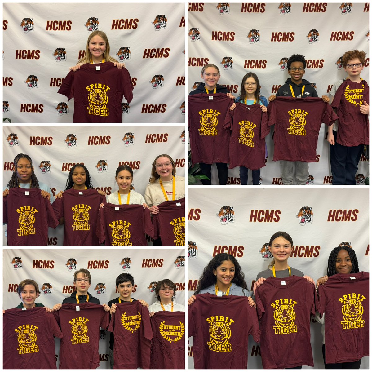 SoTM for Jan 25 <a href="/HCMSTigers157c/">Hickory Creek Middle School</a> 🐅 HCMS Students who are high academic achievers! 6A Chidinima J &amp; Eddie M; 6B Henry M &amp; Nora N; 7A William T &amp; Sohear F; 7B Luke T &amp; Madelyn W; 8A AJ C &amp; Katie H; 8B Leila P &amp; Alissa S; Encore Mabel R &amp; Romanna D; PE Kinsley T &amp; Preston P! 🎉🎊🎈