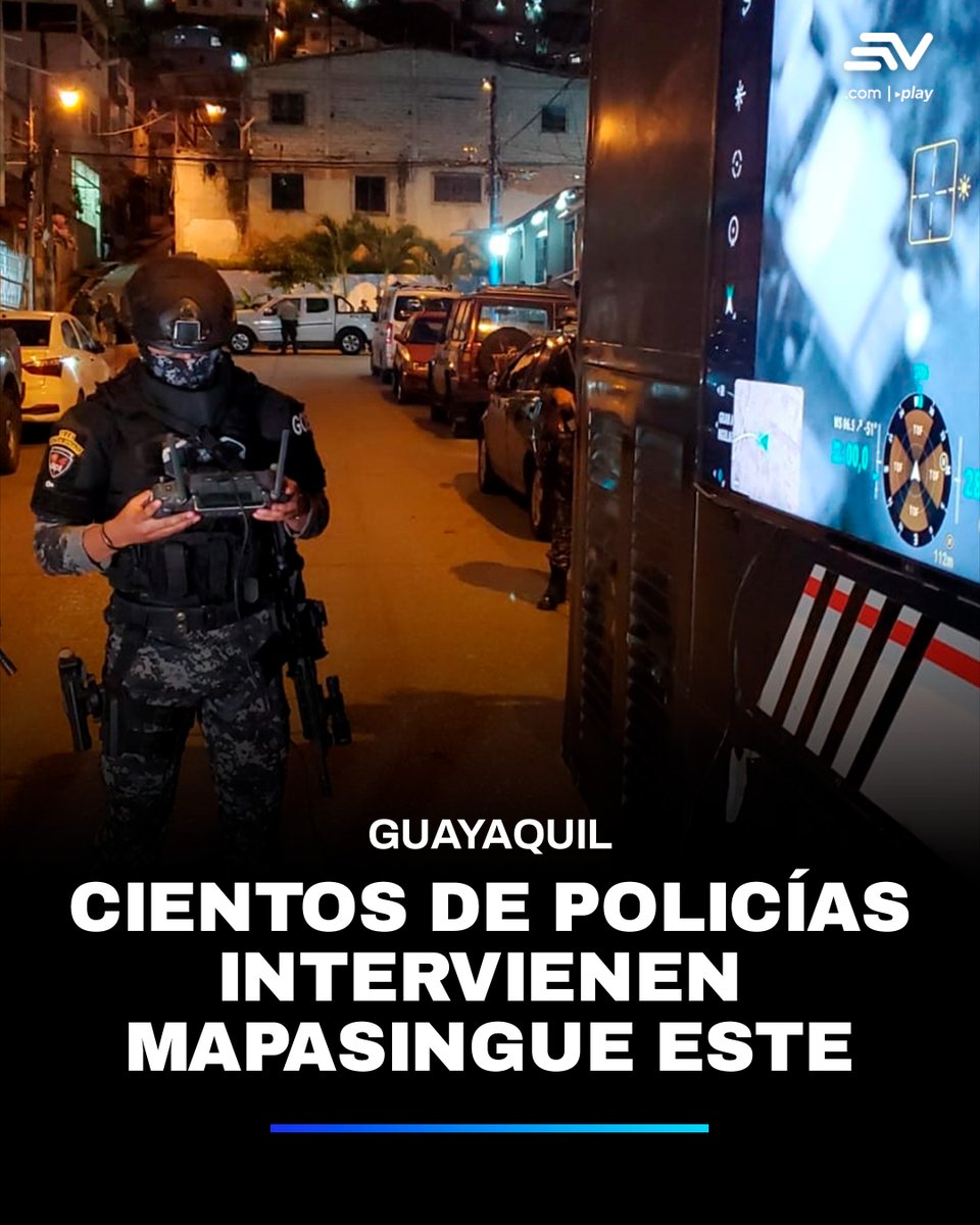 EcuavisaInforma's tweet image. 🚨 Cientos de policías ejecutan este jueves 30 de enero una gran intervención en el cerro de #Mapasingue Este, en el norte de #Guayaquil, donde ingresarán a cerca de 650 viviendas. 📲 bit.ly/4hBKnKh