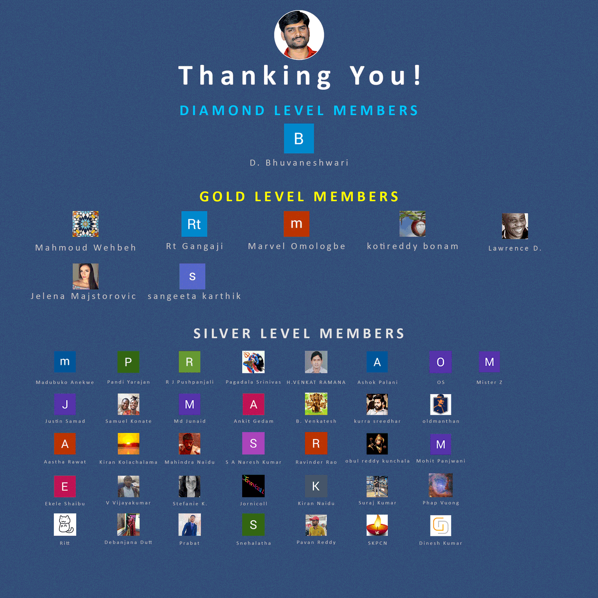 ManjunathChidre's tweet photo. We are growing! Thank you all dear channel members. Your support means a-lot. Join as a member, support and get more benefits: https://t.co/UA791L1Mry

#SilverLevelMember #GoldLevelMember #DiamondLevelMember #ChidresTechTutorials #TechCommunity #JoinUs #TechTutorials #ThankYou https://t.co/8IhYdTbgsj