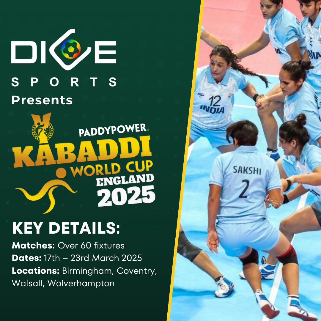 DICE Verse (@godiceverse) on Twitter photo DICE Sports exclusive partnership w/ World Kabaddi <a href="/kabaddiwc2025/">kabaddiworldcup2025</a> for broadcast rights! Let's talk: mira@diceverse.io
#KabaddiWorldCup2025 #kwc2025 #JourneyToKWC25 #DICEVerse DICE Sports exclusive partnership w/ World Kabaddi <a href="/kabaddiwc2025/">kabaddiworldcup2025</a> for broadcast rights! Let's talk: mira@diceverse.io
#KabaddiWorldCup2025 #kwc2025 #JourneyToKWC25 #DICEVerse