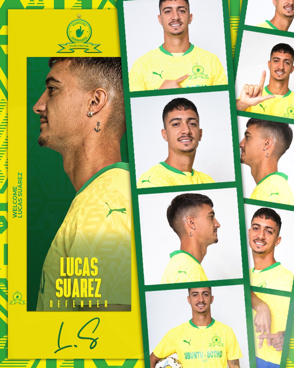 Masandawana's tweet photo. ๐ณ๐ผ๐ช๐จ๐บ ๐บ๐ผ๐จ๐น๐ฌ๐ ๐ฑ๐ถ๐ฐ๐ต๐บ ๐ป๐ฏ๐ฌ ๐๐ฌ๐ณ๐ณ๐ถ๐พ ๐ต๐จ๐ป๐ฐ๐ถ๐ต ๐
Masandawana, letโs welcome Argentine centre-back Lucas Suรกrez to the Yellow Nation! ๐
#Sundownsย #WelcomeSuarez https://t.co/omUz2l9C8i