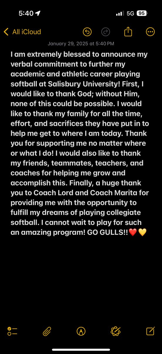 Go Gulls! <a href="/SalisburySB/">Salisbury Softball</a> ❤️💛