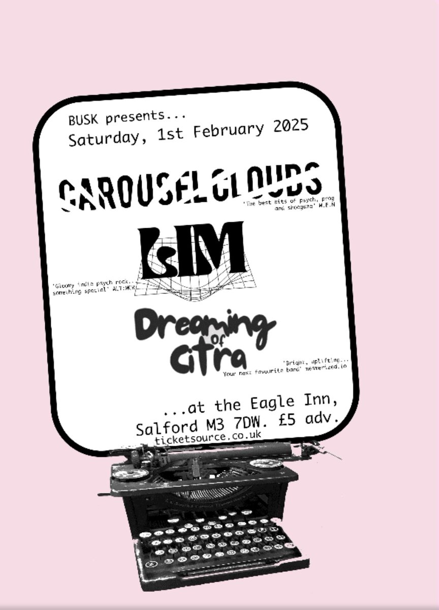 SATURDAY! SALFORD! Still a few advance tickets available. If any left, it's then £10 on the door. All proceeds go to the artists.