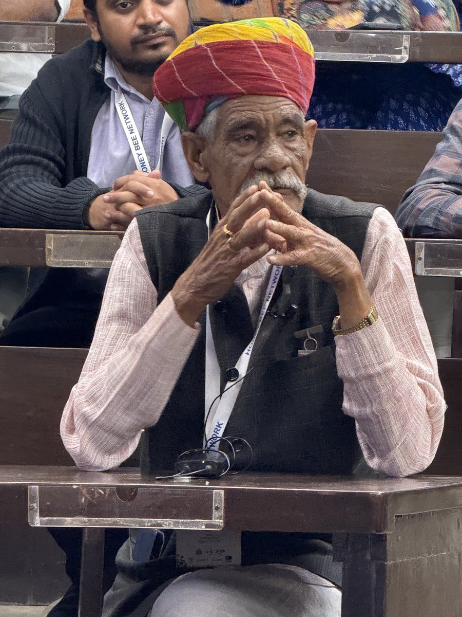 Shri Jagdish Prasad, a Padma Shri awardee from Rajasthan, is a true inspiration! 
#PadmaShri #Inspiration #ICCIG5