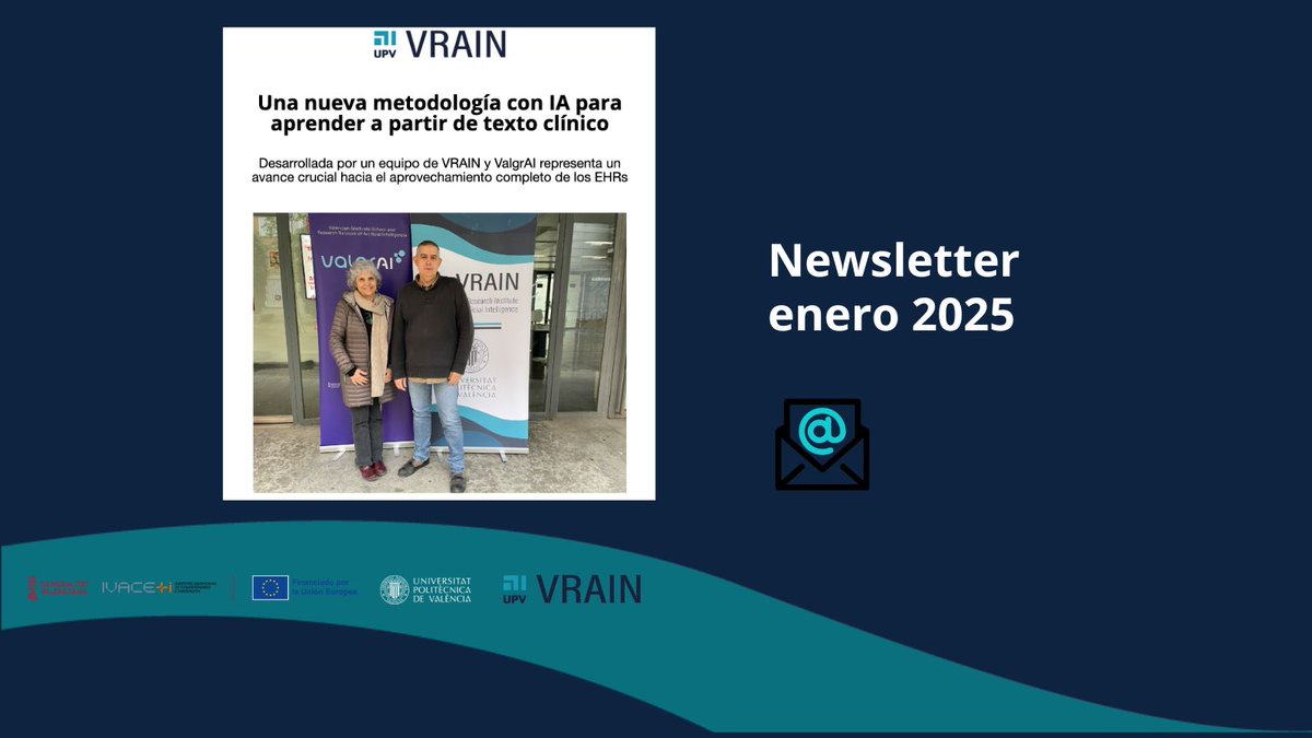 VRAIN (@vrain_upv) on Twitter photo 🗞️ #NewsletterVRAIN enero2025📍 Conoce todas las novedades de #VRAIN de la <a href="/UPV/">Universitat Politècnica de València</a>  y de la investigación en IA; mailchi.mp/3fb5f1018061/v…
👉 Si todavía no te has suscrito, hazlo en este link
vrain.upv.es/#contact 🗞️ #NewsletterVRAIN enero2025📍 Conoce todas las novedades de #VRAIN de la <a href="/UPV/">Universitat Politècnica de València</a>  y de la investigación en IA; mailchi.mp/3fb5f1018061/v…
👉 Si todavía no te has suscrito, hazlo en este link
vrain.upv.es/#contact
