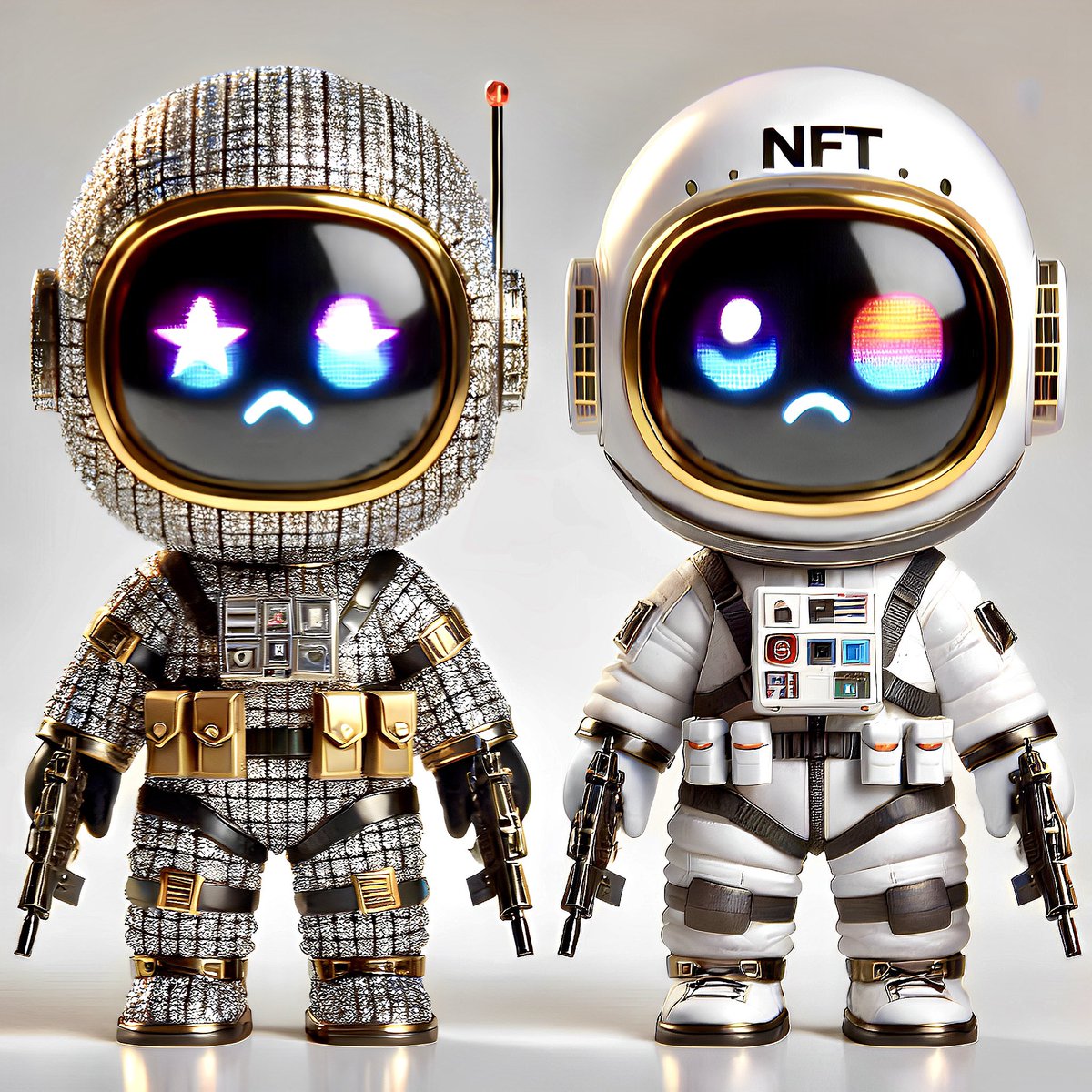 Ils ont un plan stellaire pour devenir riches.💯💥🚀⚔️#nft #nftart #nftcommunity #nftcollector #nftdrop #cutenft #crypto #astronauts #3d #ai #aiartcommunity #art #artcollector #love #pice #nftartists #nftnews #3dart #3dartist  #justice #Conséquences #respect