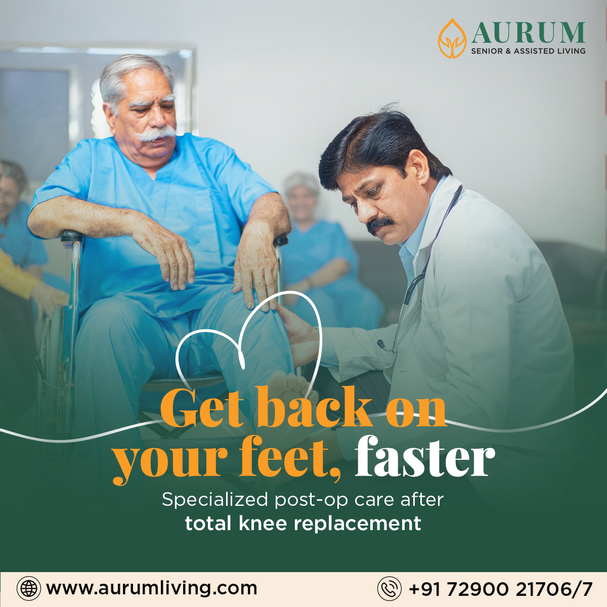 AurumLiving's tweet image. Regain your mobility and independence after knee replacement surgery. Our expert team provides personalized care and therapy to help you get back to doing what you love.

#KneeReplacement #MobilityRecovery #IndependentLiving #PostSurgeryCare #Aurum #Seniors #SeniorCareAtAurum