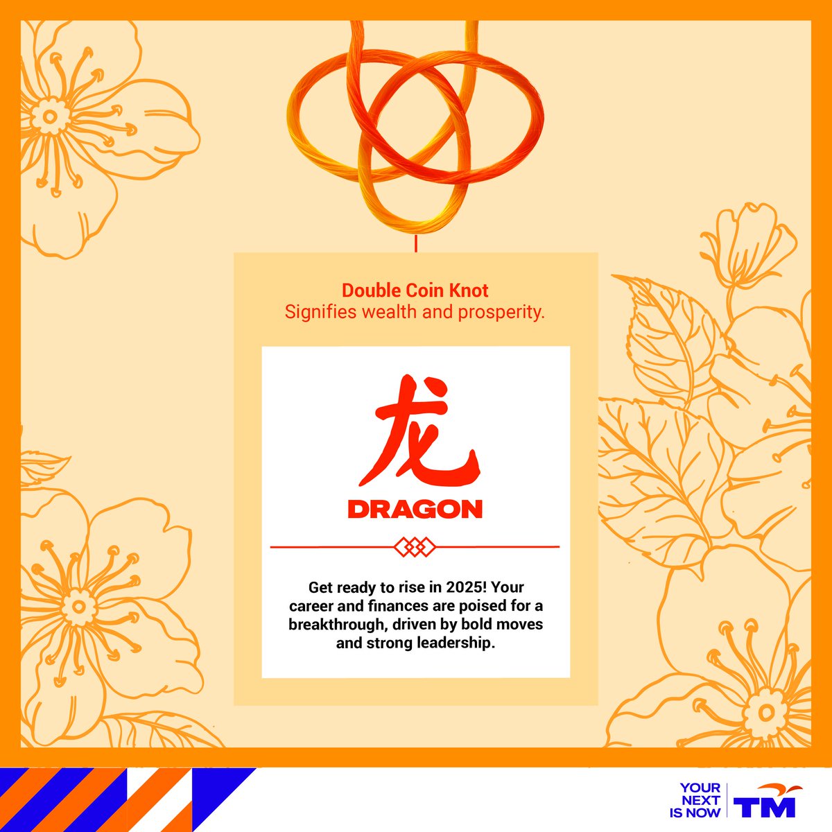 1/2) Unravel the meaning behind the Chinese knots and your zodiac this  Chinese New Year. Find your sign, repost, and share the prosperity with  all! #TM #YourNextIsNow #TMCNY2025