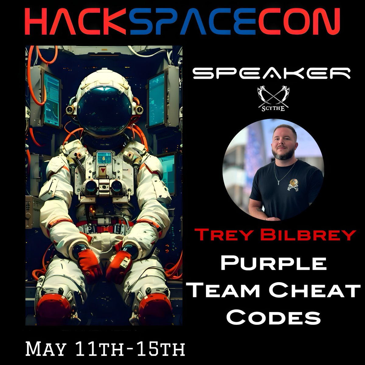 HackSpaceCon (@hackspacecon) on Twitter photo Join Trey Bilbrey as he presents "Purple Team Cheat Codes" and shares valuable insights designed to provide actionable strategies that can be implemented in any security program, 
This  will be part of our journey at HSC2025, Visit zurl.co/GRSbG  for more info Join Trey Bilbrey as he presents "Purple Team Cheat Codes" and shares valuable insights designed to provide actionable strategies that can be implemented in any security program, 
This  will be part of our journey at HSC2025, Visit zurl.co/GRSbG  for more info