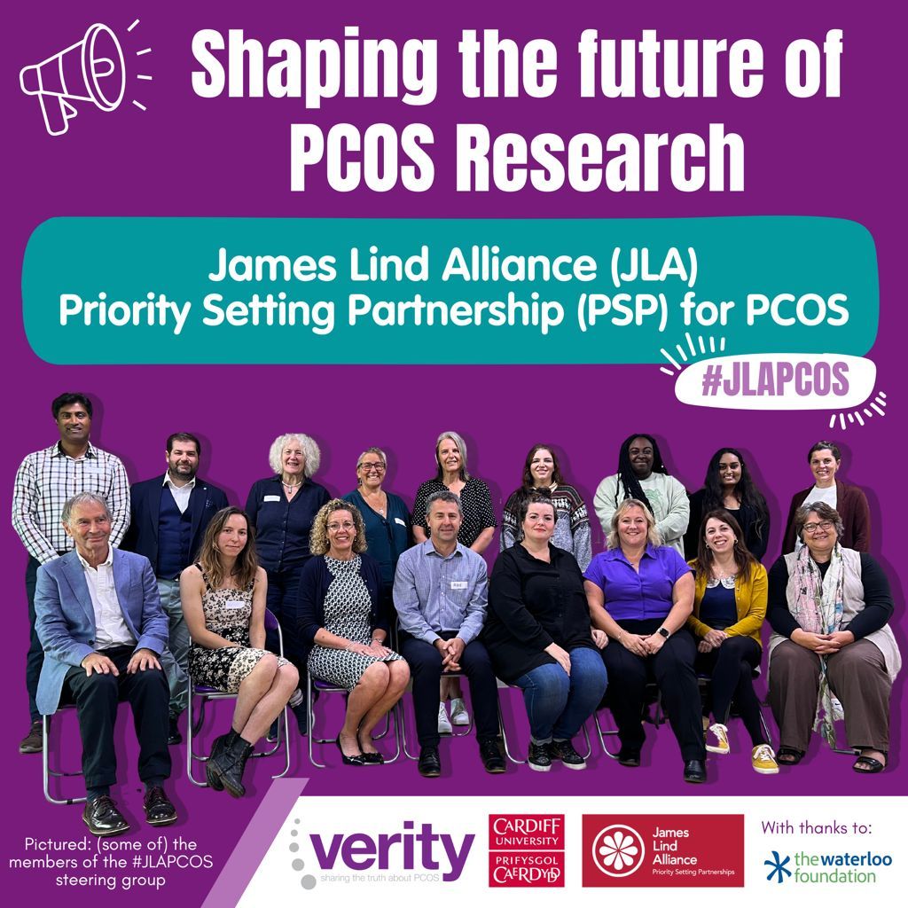 James Lind Alliance (@lindalliance) on Twitter photo 📢If you have any personal and/or professional experiences of polycystic ovary syndrome (PCOS) you are invited to share your perspectives with the PCOS PSP.
Share what matters to you most by completing the following survey: verity-pcos.org.uk/jlapcos.html
<a href="/cardiffuni/">Cardiff University</a> <a href="/veritypcos/">Verity (PCOS UK)</a> 📢If you have any personal and/or professional experiences of polycystic ovary syndrome (PCOS) you are invited to share your perspectives with the PCOS PSP.
Share what matters to you most by completing the following survey: verity-pcos.org.uk/jlapcos.html
<a href="/cardiffuni/">Cardiff University</a> <a href="/veritypcos/">Verity (PCOS UK)</a>