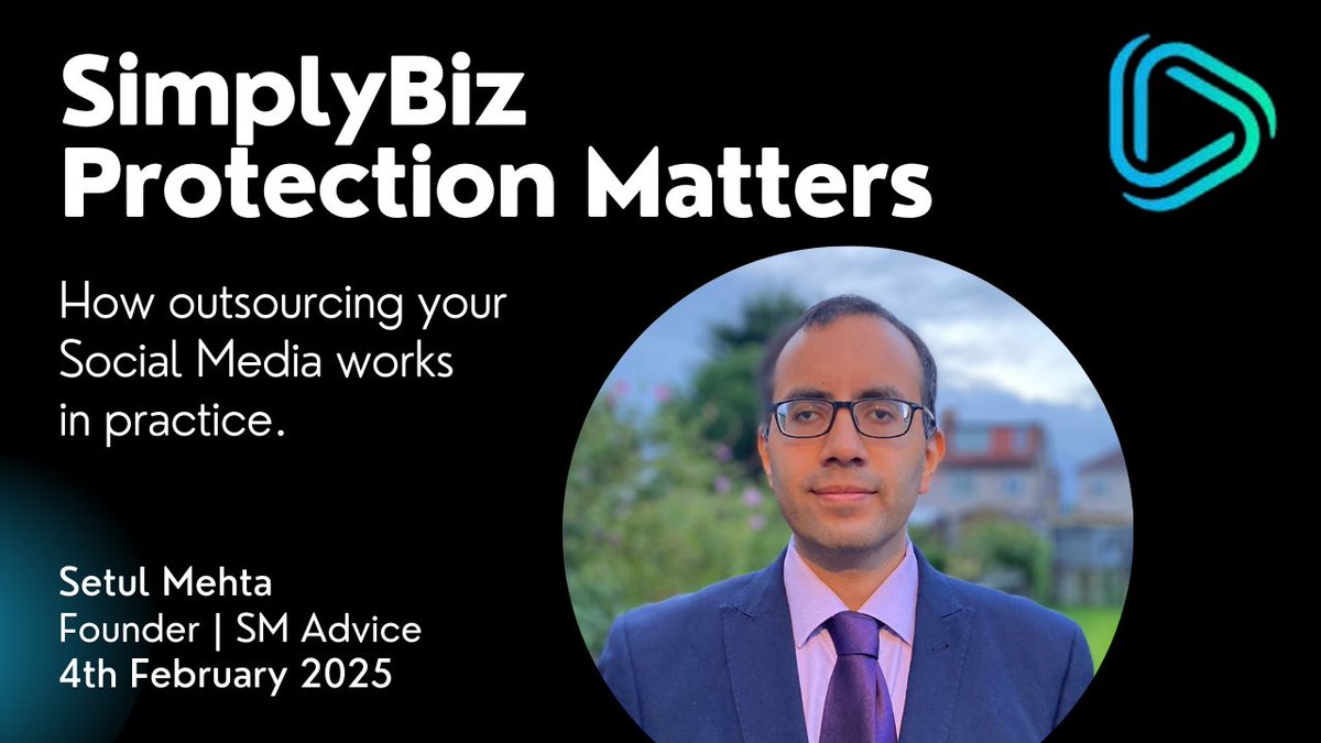 SMAdviceX's tweet image. If you are a @SimplyBiz_Mtgs Member and would like to know how working with a trusted Social Media Management Company works in practice - please do register using the normal route. #simplybiz #protection matters