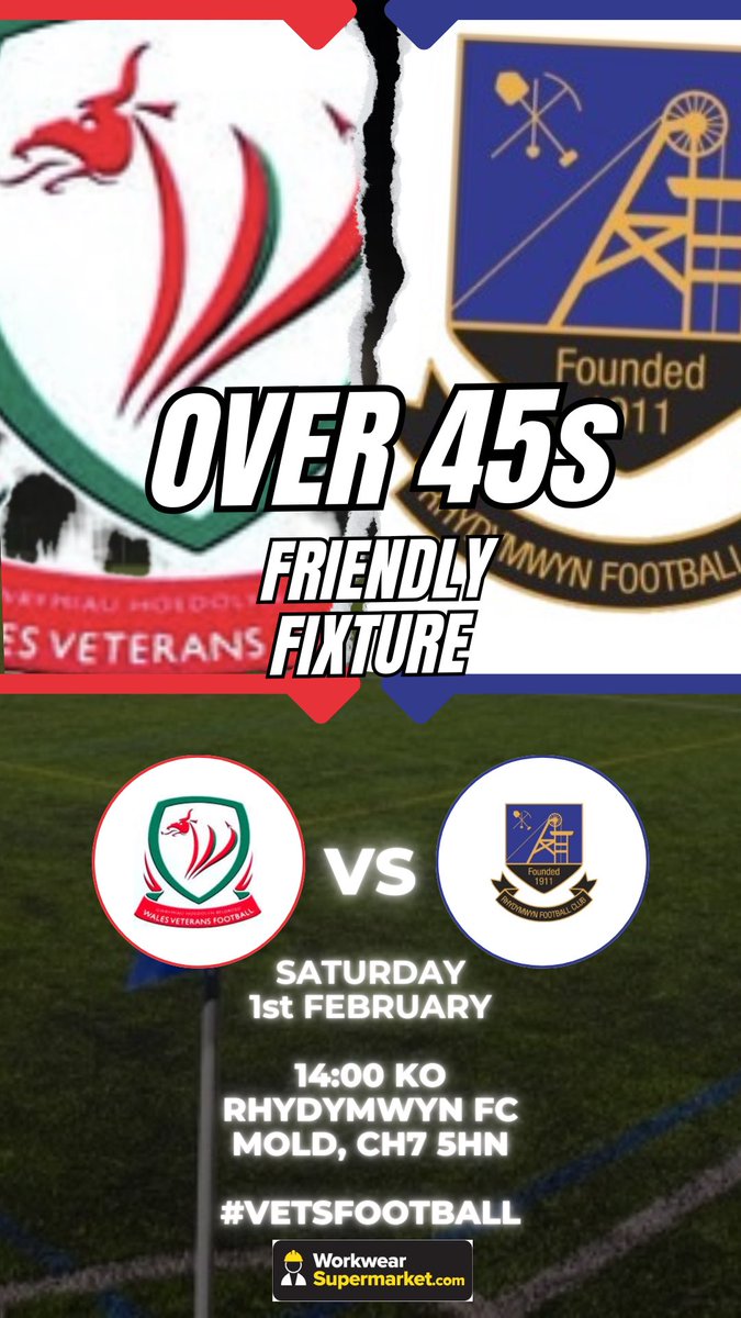 *O45 Squad Announcement*

Gaffer Paul Richards selects his O45 squad who travel to North Wales on Saturday in what will be a tough test against a younger <a href="/RhydymwynFCVets/">Rhydymwyn FC Veterans 🏴󠁧󠁢󠁷󠁬󠁳󠁿</a> O35s

🏟️ | Rhydymwyn FC, CH7 5HN
📆 | Saturday 1st February 
⚽️ | 2pm KO

Come &amp; support #VetsFootball ❤️🏴󠁧󠁢󠁷󠁬󠁳󠁿⚽️