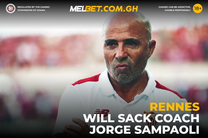 MelbetGhana's tweet photo. #Rennes part ways with #JorgeSampaoli! ❌👋🏾
The club made an internal decision to sack him after poor results.

Who should replace #Sampaoli? 🤔👇🏾

Increase #WelcomeBonus up to 2700 GHS with #PromoCode 👉🏾 MELXGH

#Ligue1 #FootballNews #ManagerialChanges https://t.co/GLrtvnyGqC