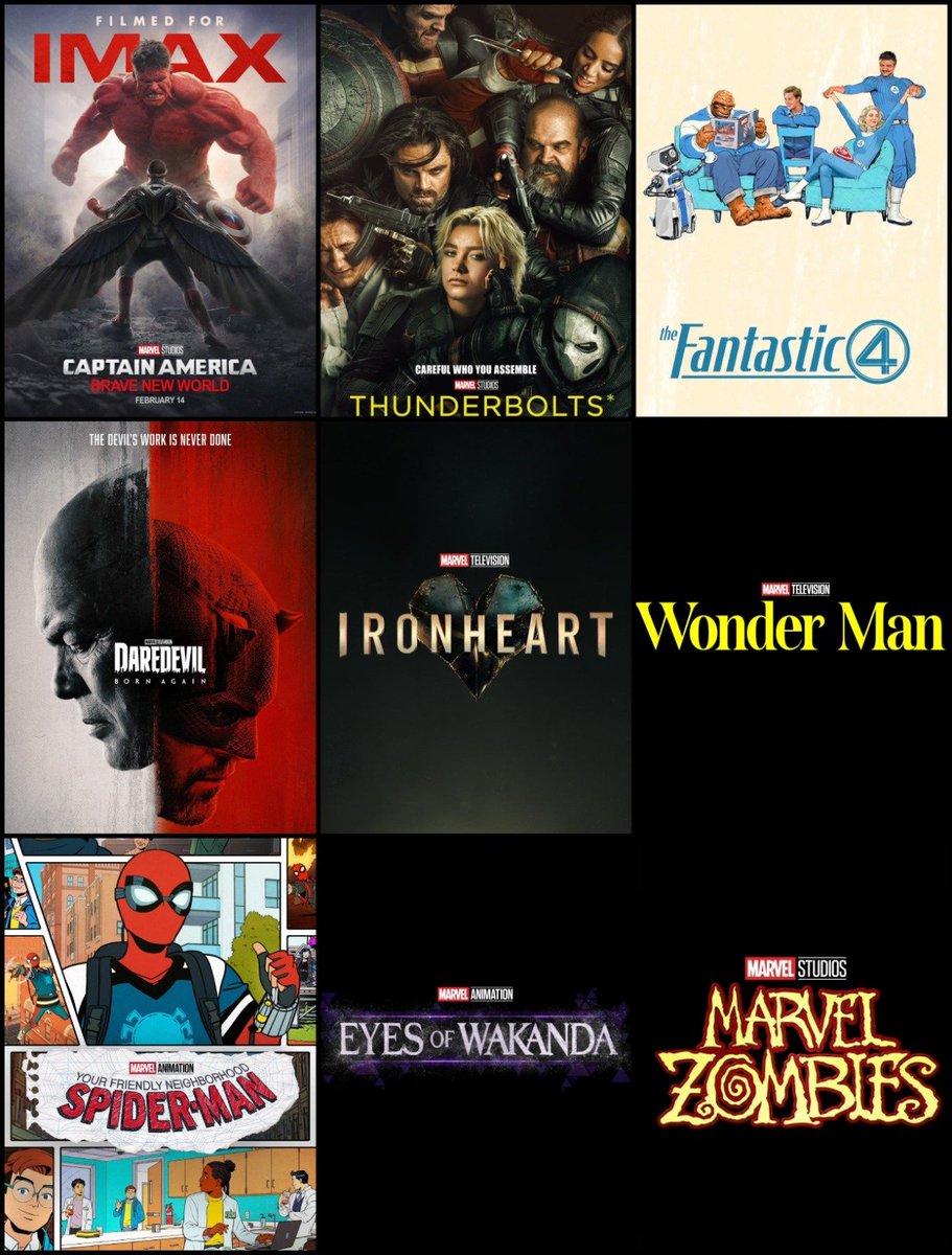 SitoCinema's tweet photo. Marvel Studios en 2024 bajaremos la producción cinematográfica de nuestro universo.
Marvel Studios en 2025: https://t.co/bVIWQKGAmD