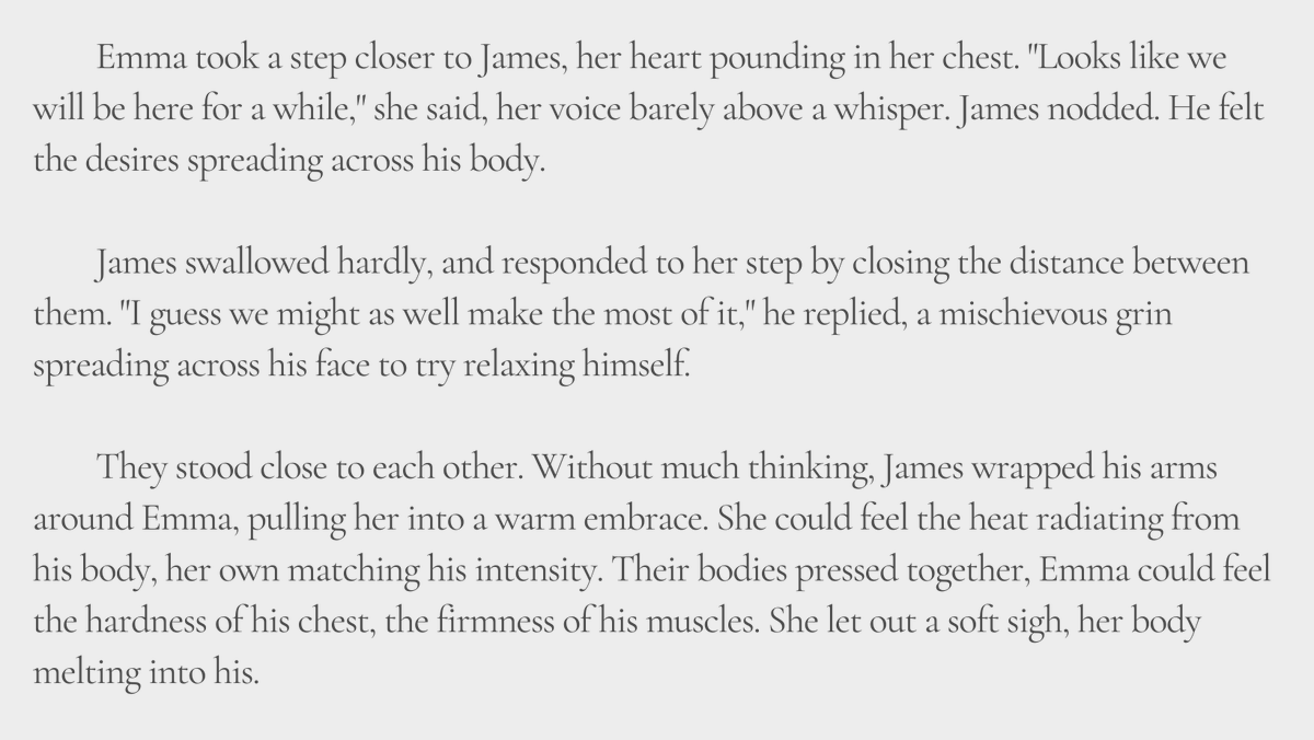 AWoo432's tweet photo. 2nd short story: Elevator fun 
(698 words)

2 people who are attracted to each other are stucked in an elevator, what will happen?

Read the whole story at
https://t.co/3rPBROkn4R https://t.co/hc1dzcqkkh